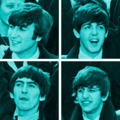 Image of the Beatles band members